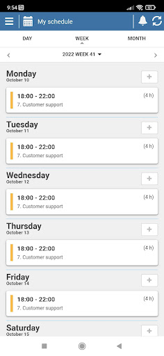 Timezynk Screen 2