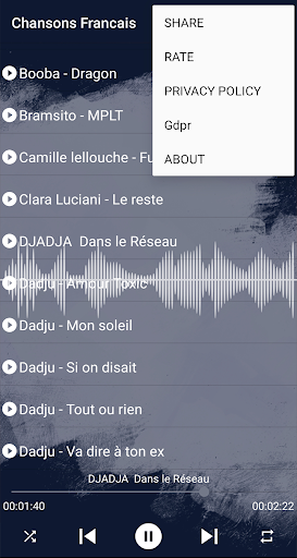 Chansons Françaises sans net Screen 3