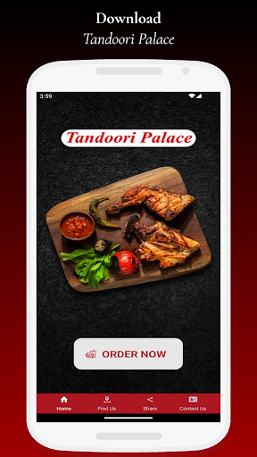 Android application Tandoori Palace screenshort