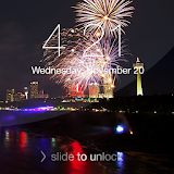 New Year Neon 2020 Lock Screen icon