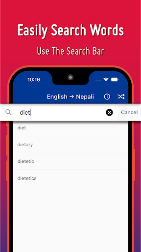 English To Nepali Dictionary Screen 3