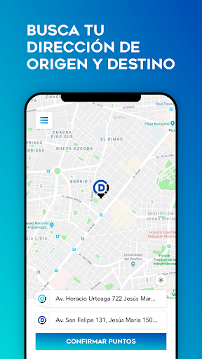 Android application Remitaxi Cliente screenshort