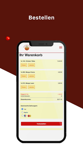 Indisch Curry Service Screenshot