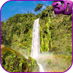 Waterfall 3D Live Wallpaper ikonjának képe
