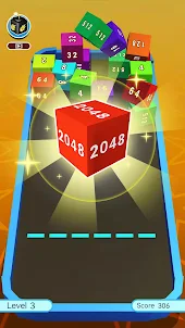 Crazy Cube 2048-Easy game