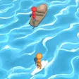 Water skiing vs shark