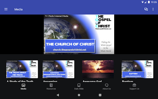 Screenshot of The Gospel of Christ - TGOC