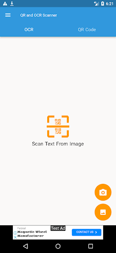 QR Scanner and OCR Screen 3
