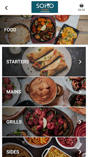 Android application Soho Taverns screenshort