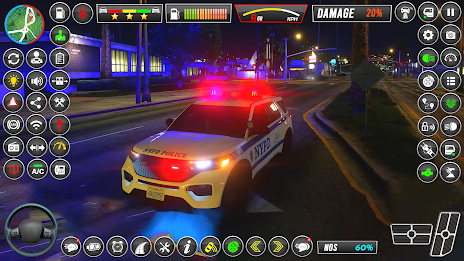 US Police Car Parking Games 3D poster 5