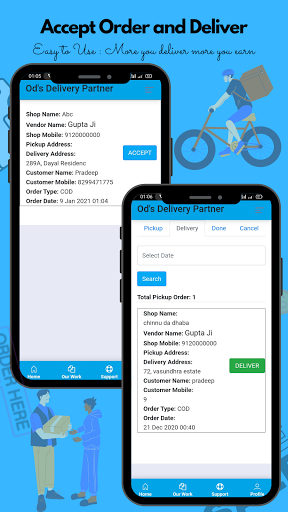 Online Dekho: Delivery Partner Screen 3