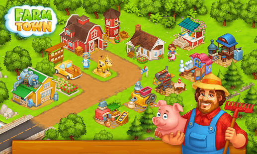 Farm Town: Happy village near small city and town 3.45 Screenshots 14