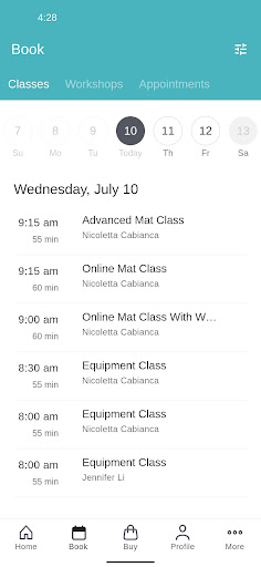 Pilates Studio 1 Screen 2