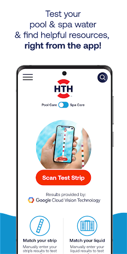 Android application HTH™ | Test to Swim™ screenshort