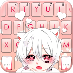 Cover Image of Download Cute Cat Boy Keyboard Theme 1.0 APK