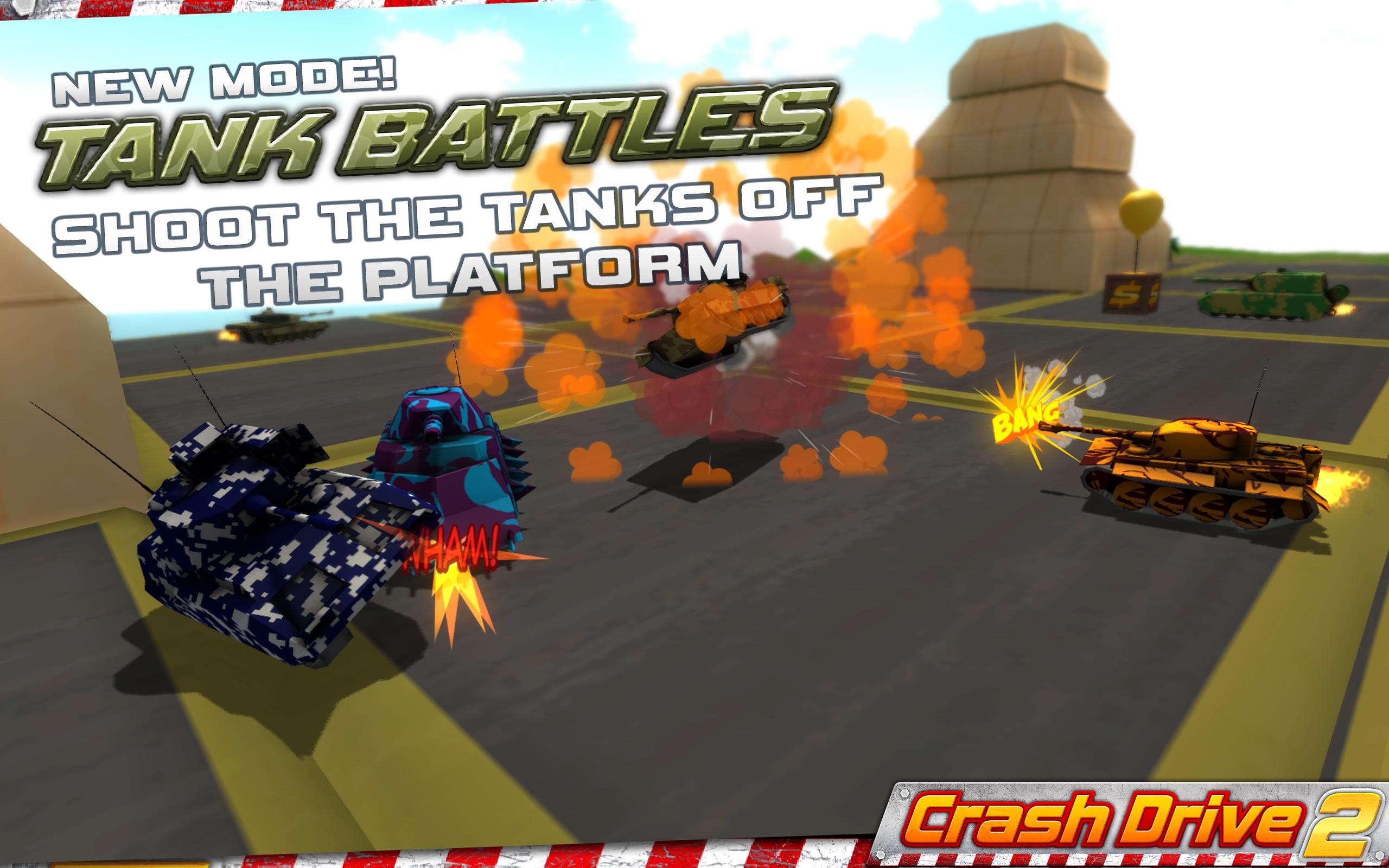 Android application Crash Drive 2: 3D racing cars screenshort