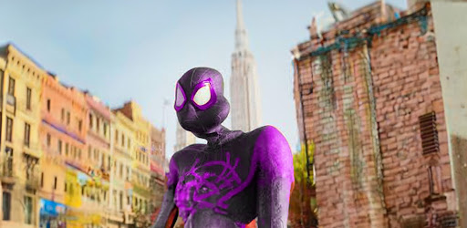 Purple spoder man