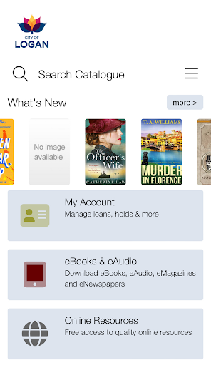 Android application Logan Libraries screenshort