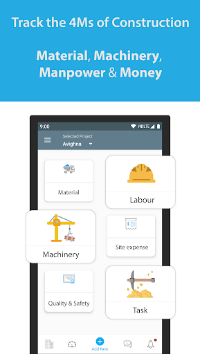 Android application SuperWise - Construction Manag screenshort