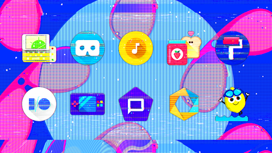 Snímek obrazovky Glitch Icon Pack