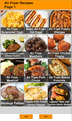 Android application 120 Air Fryer Recipes screenshort