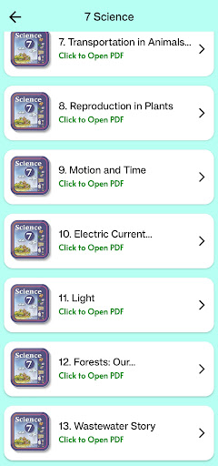 Class 7 Science for 2024-25 Screen 3
