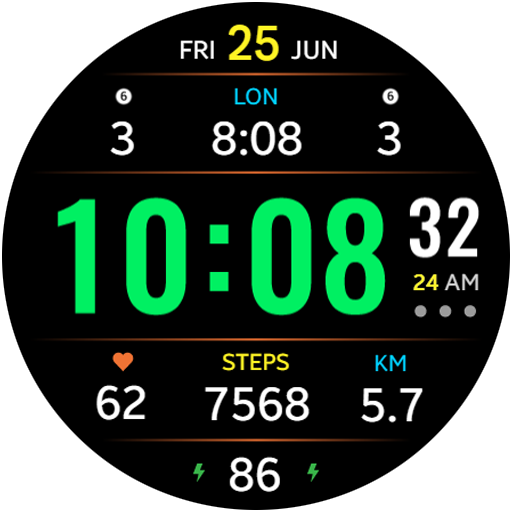 Extrasport IV - Watch face Header - AppWisp.com