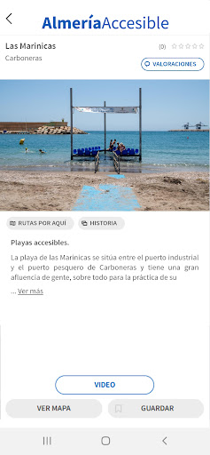 FAAM Almería Accesible Screen 3
