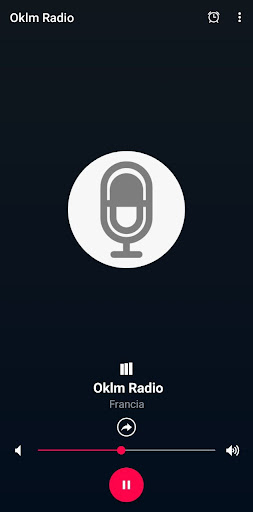 Android application oklm radio online screenshort