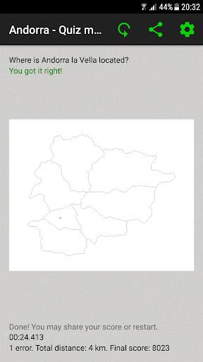 Map Quiz Screen 2