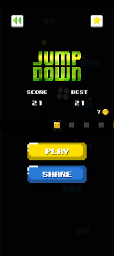 Android application Jump Down screenshort