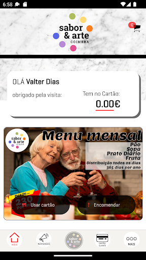 Android application Sabor & Arte screenshort