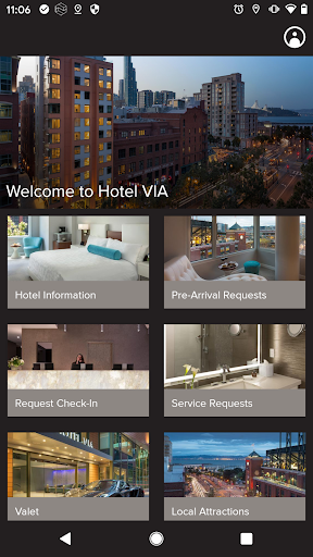 Android application Hotel Via screenshort
