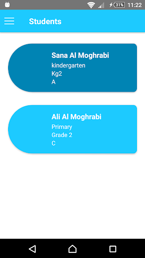 Android application Kabelias Ahlia School screenshort