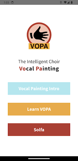 Android application Vocal Painting screenshort