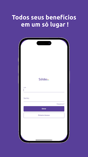 Android application Benefícios Sólides screenshort