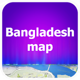Bangladesh map travel< icon