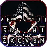 American Flag Hoodie Keyboard