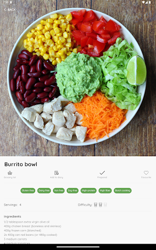 Screenshot of Vital Life: mindbody routines
