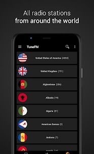 Интернет-радиоплеер – TuneFm MOD APK (Pro разблокирована) 5