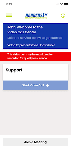 ME1st Video Banking Screen 3