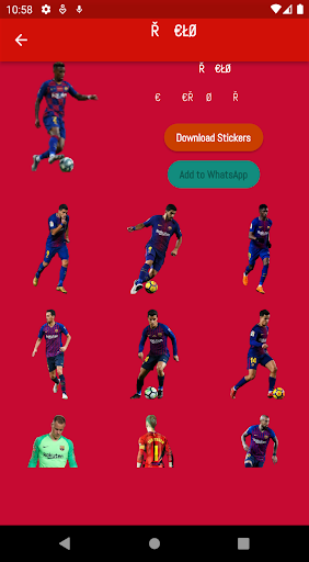 Fútbol Stickers Screen 2