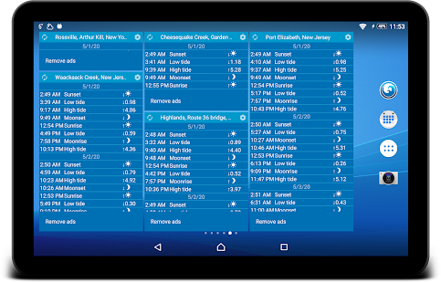 Tides app & widget - eTide HDF