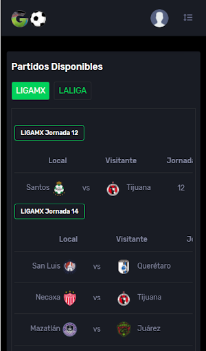 Android application Crea y administra tu Quiniela screenshort