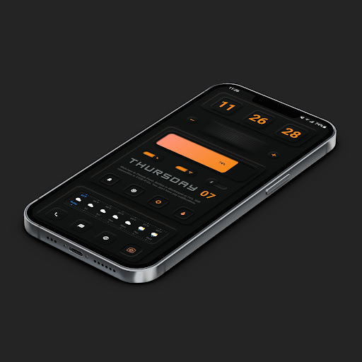 Android application Neumorphic KLWP theme Vol 1 screenshort