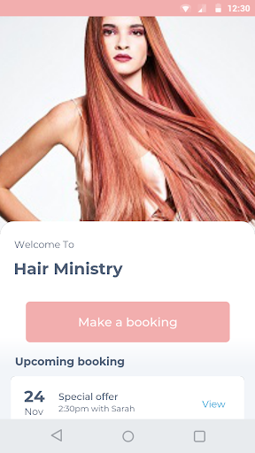 Android application Hair Ministry screenshort
