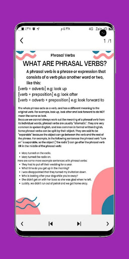 1000+ Phrasal Verbs Screen 3