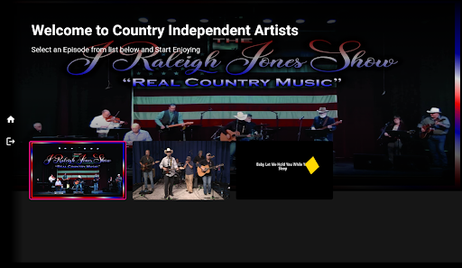 Country Independent Artists Screen 3
