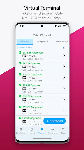Android application bPAYd screenshort