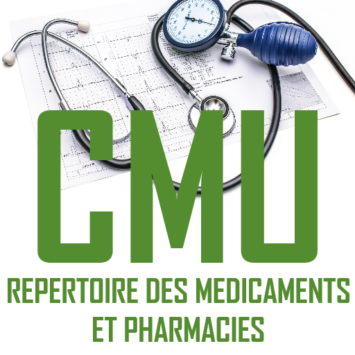 Pharmacies et médicaments CMU logo